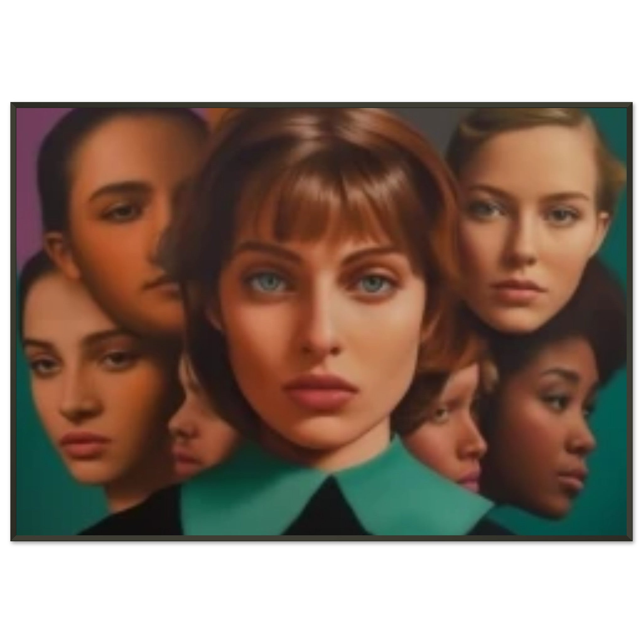 Classic Matte Paper Metal Framed Poster