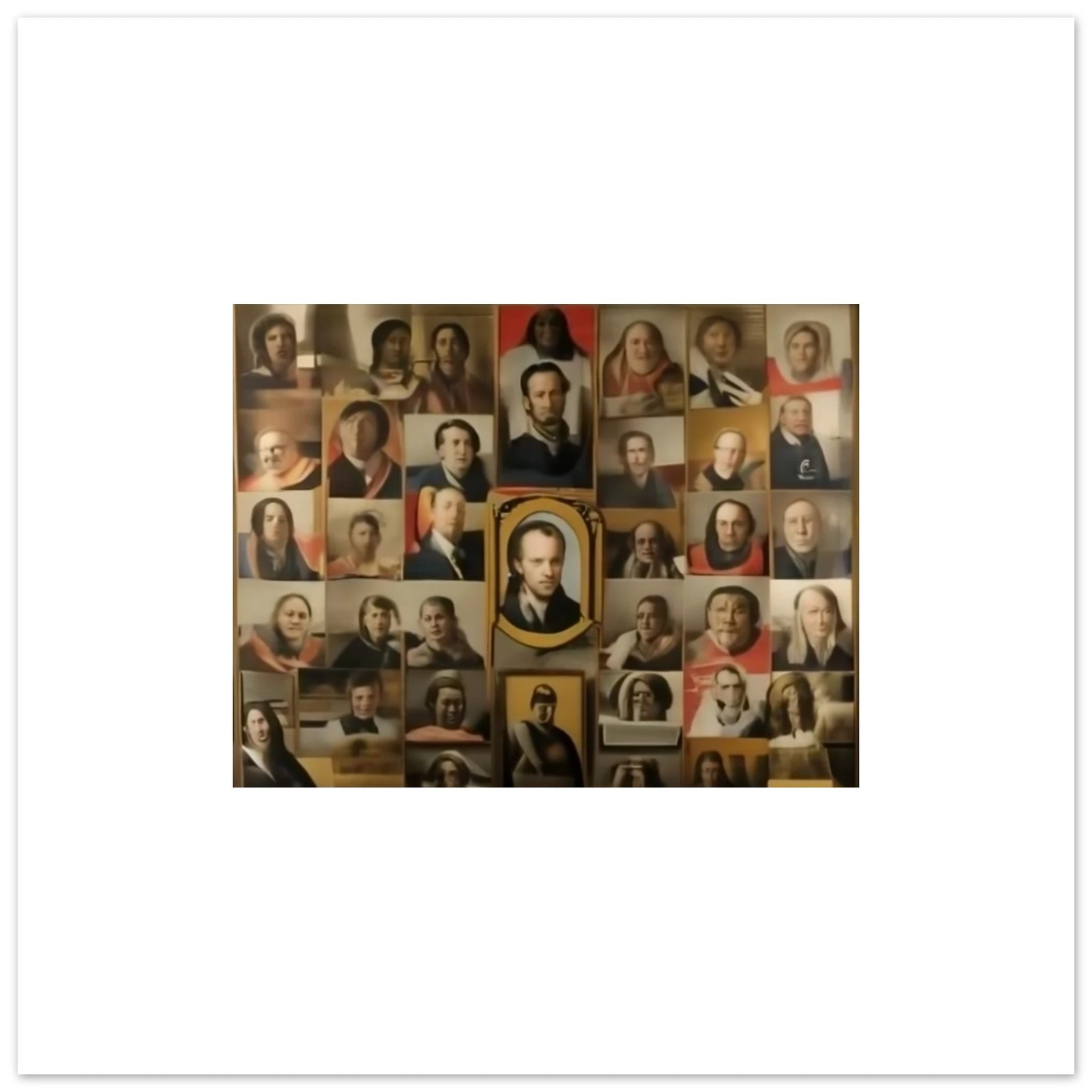 Fine Art Poster 13x18 cm / 5x7″ - Foam Square