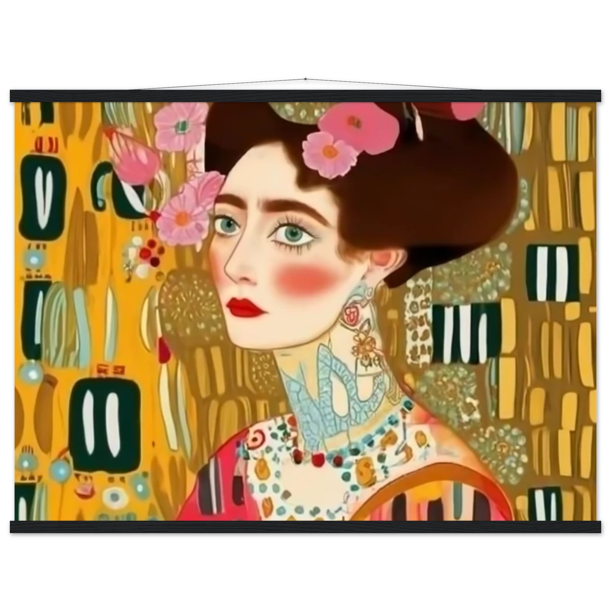 Classic Semi-Glossy Paper Poster with Hanger