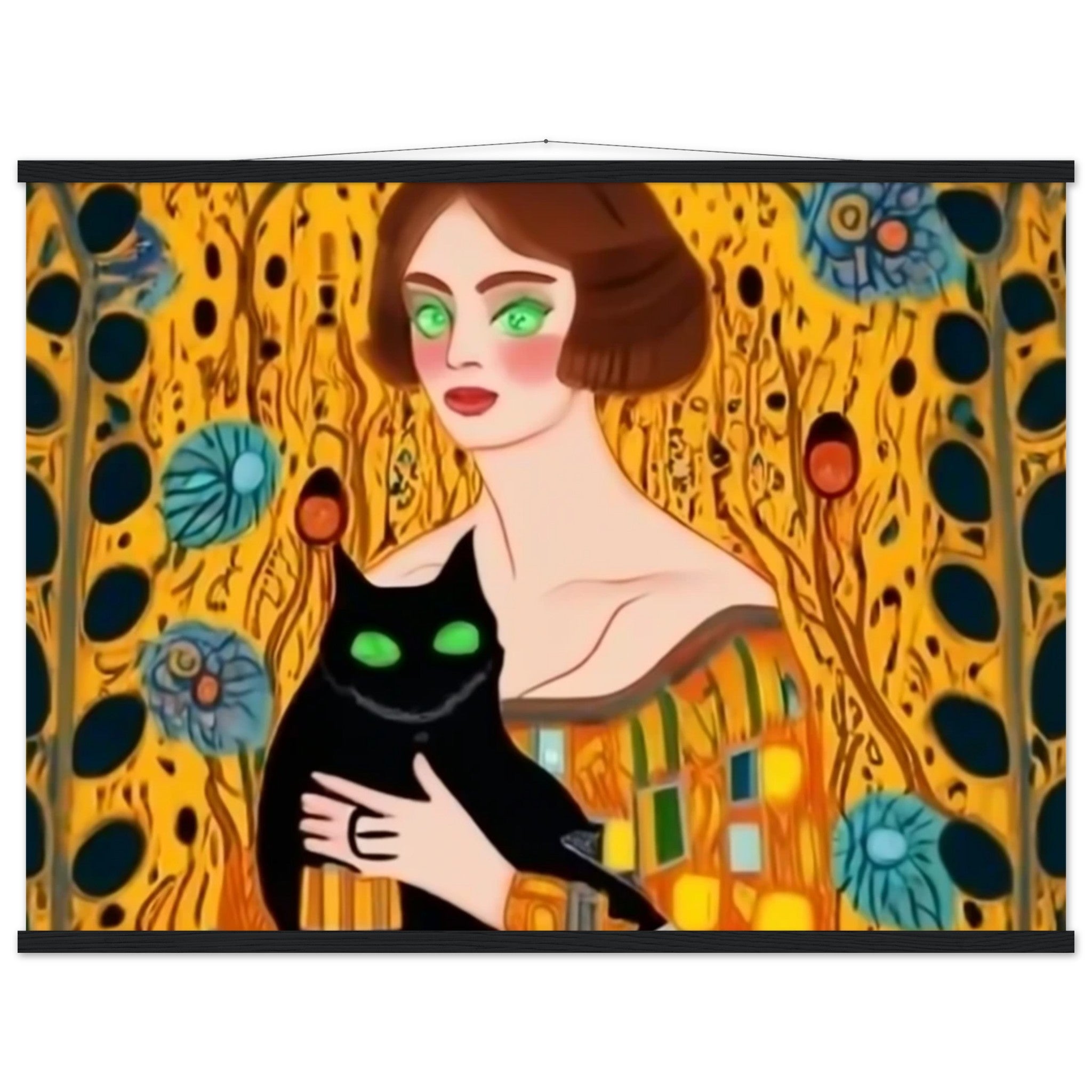 Classic Semi-Glossy Paper Poster with Hanger