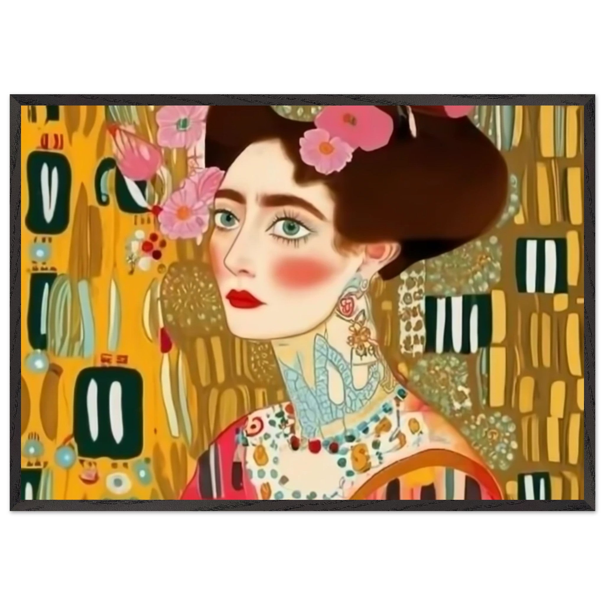 Premium Wooden Framed Poster With Premium Semi-Glossy Paper
