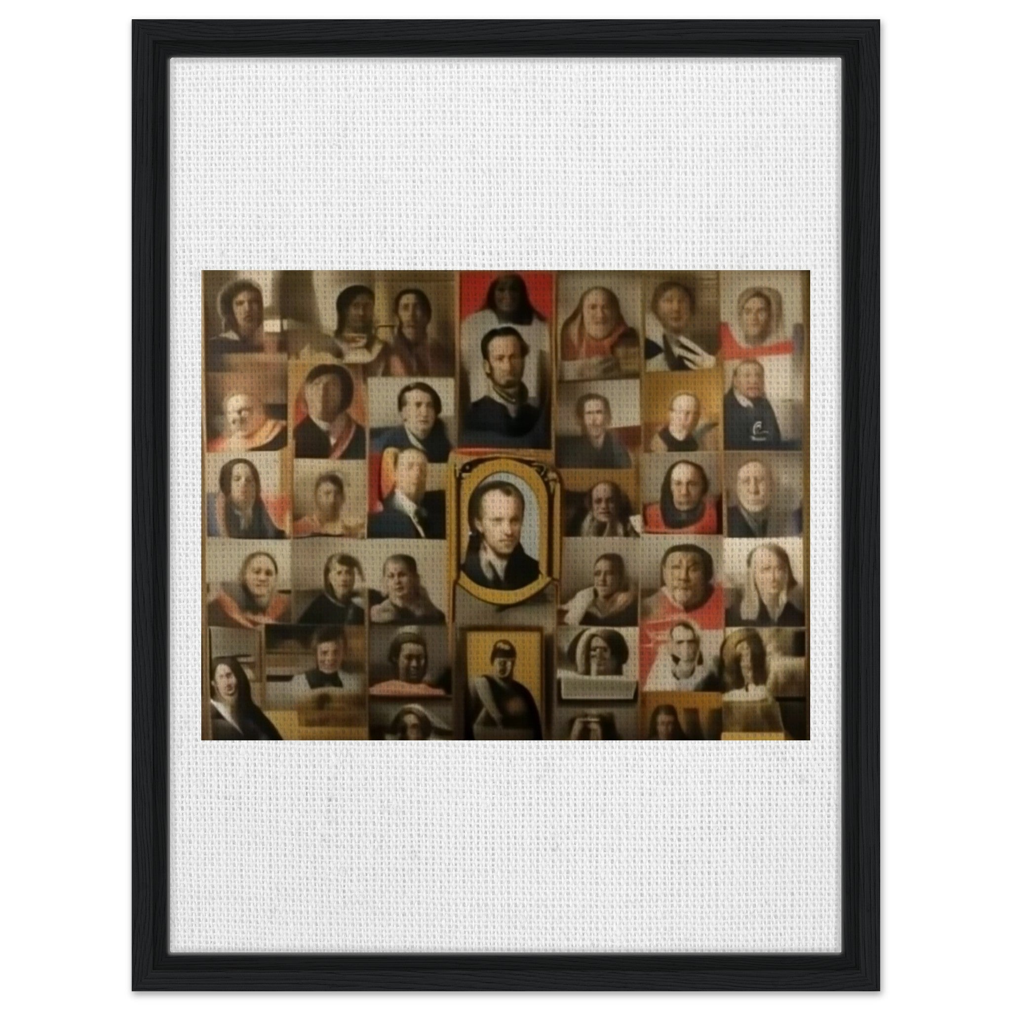 Fine Art Poster 13x18 cm / 5x7″ - Framed Canvas